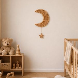 Décoration murale en rotin faite à la main de haute qualité pour la chambre d'enfant, la chambre des bébés et la crèche - Product Image 2