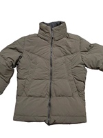 Veste d'hiver matelassée à capuche pour homme, de haute qualité, design patchwork, rembourrage en plumes de canard, 100% polyester, teinture unie, ceinture coupe-vent