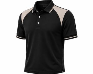 Camiseta Casual de Manga Corta para Hombre, Tejido Sólido Transpirable, Poliéster/Algodón, Logotipo Frontal - Product Image 4