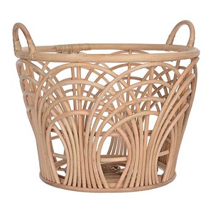 Panier de rangement écologique en bambou et rotin, design rustique, personnalisé, sûr, fait main, pour la décoration de la maison et la collecte du linge - Product Image 3