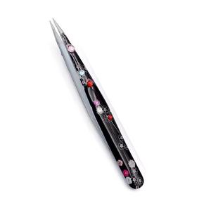 Pinzas Quirúrgicas de Precisión Morje de Acero Inoxidable con Diseño Floral, Punta Lisa de Color, 10 mm de Longitud para Aplicaciones Detalladas - Product Image 3