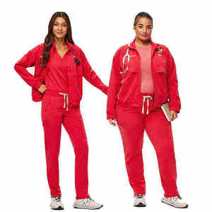 Premium Stretch Medical <b>Scrubs</b> Set Women Men High Quality Hospital Uniform Breathable Nursing Jogger Pants Doctor Workwear 2026 - Product Image 4