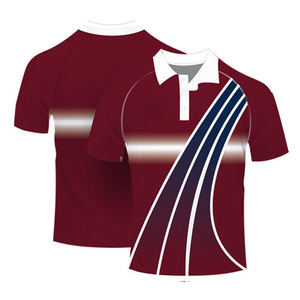 Polo respirant et absorbant la transpiration avec broderie personnalisée, design multicolore, t-shirt de sport vierge pour homme - Product Image 3