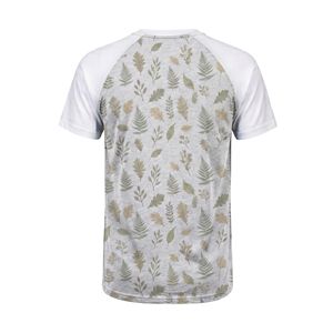 Soft Cotton Printed T <b>Shirt</b> Leaf Nature Botanical Pattern <b>Shirt</b> Beach Wear Lightweight Casual Drop Shoulder Streetwear <b>Shirts</b> - Product Image 2