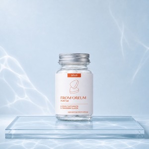 [FROM OREUM] Pasta de Dientes Sólida Ecológica para Huéspedes de Hotel, Blanqueadora, con Sabor a Mandarina de Jeju, 60 Tabletas para Baño de Huéspedes - Product Image 6