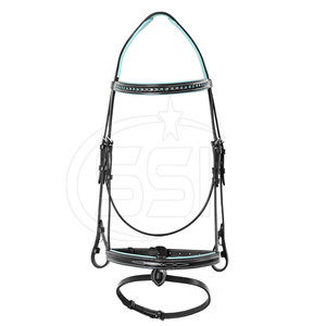 Bridon de cheval en cuir de haute qualité professionnel avec options personnalisables pour un confort et une stabilité optimisés lors de l'équitation quotidienne - Product Image 2