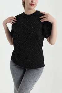 Women's Solid Short Sleeve T-Shirt Regular Sleeve Crew Neck Knitted Cotton Casual Summer <b>Top</b> Regular Fit Breathable Eco-Friendly - Product Image 6