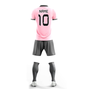 Maillots de football antibactériens à manches courtes, durables, en vente. Maillot de football 100% polyester, léger et respirant en mesh. - Product Image 2