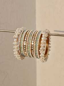 Juego de Brazaletes de Novia Hechos a Mano con Diseño Único para Chicas, Venta al por Mayor, Nueva Llegada, Juegos de Brazaletes Multicolores para Novia - Product Image 2