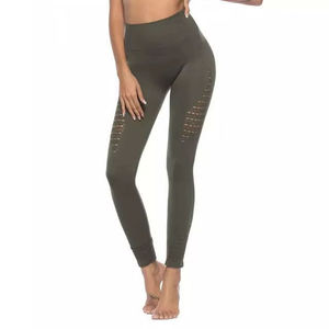 Nouveau design élégant pour femme, taille haute élastique unie, contrôle du ventre, écologique, respirant, tricoté sans couture, léger - Product Image 2