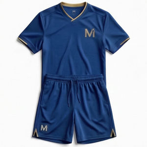 Uniforme de entrenamiento de fútbol de élite, camiseta de fútbol para hombre, pantalones cortos, ropa deportiva de alto rendimiento, conjunto para gimnasio y correr, MALUZA INDUSTRIES - Product Image 1