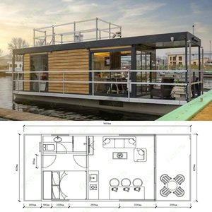 Floating bar With Boat Seeingsight Double Prefab House Boat Modern Luxury Floating Sailing <strong>Yacht</strong> - Product Image 2