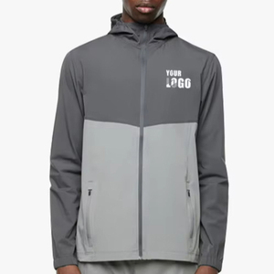 Windbreaker Tracksuits Set For Men Custom Winter Windbreaker Nylon Tracksuits Solid Pattern Hooded Jacket <b>Waterproof</b> <b>Trousers</b> - Product Image 2