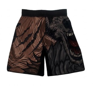 Men's <b>Animal</b> Print Board Shorts Sublimation Quick Dry Elastic Waist Casual Swimwear Short Length Polyester Fabric - Product Image 1
