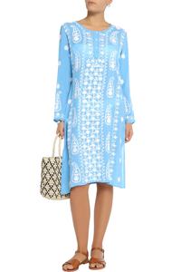 Última venta al por mayor de largo Casual Toque europeo Aari verano relajado Fit mujeres vestido bordado túnica - Product Image 3