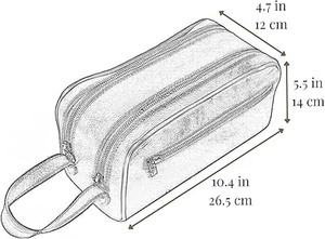 Bolsa de Aseo Personalizada Hecha a Mano de Cuero PU de Alta Calidad para Hombres/Mujeres para Viajes, Ideal para Llevar Accesorios - Product Image 6