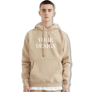 Sudaderas con Capucha de Algodón de Alta Calidad para Hombre, con Bordado y Logotipo DTG, Estilo Holgado, Unisex, Talla Grande - Product Image 1