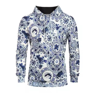 Sudaderas con Capucha Sublimadas para Hombre, Estilo Pakistaní, 100% Algodón, Diseño Personalizado, Ropa Urbana, Nueva Moda, Alta Calidad, Logotipo Personalizado - Product Image 1