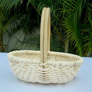 Panier à fleurs en rotin blanc, moderne, écologique, de haute qualité, artisanat vietnamien naturel, OEM ODM, décoration d'intérieur - Product Image 2