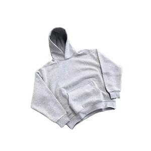 2026 Unisex Oversized Cropped Hoodie and Jogger <b>Sweatpants</b> <b>Set</b> for Women Soft Fleece Casual Streetwear Two Piece Outfit - Product Image 4