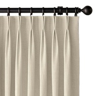 Décoration de fenêtre d'hôtel et d'hôpital Rideaux en coton 100% polyester Caractéristiques occultantes 7 rideaux de porte plats imprimés modernes