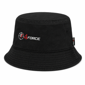 หมวกบักเก็ต F4FORCE สีดำ ปักโลโก้  ใส่ได้ทั้งชายหญิง สไตล์ลำลอง สำหรับฤดูใบไม้ผลิและฤดูร้อน  หมวกบักเก็ตสำหรับผู้ใหญ่ มีจำหน่ายแล้ว - Product Image 4