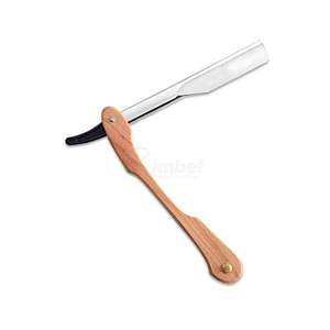 มีดโกนลายม้าลายแบบตรงสำหรับช่างตัดผมมืออาชีพ  ทำจากสแตนเลส  จำหน่ายโดยผู้ผลิตมีดโกน - Product Image 2