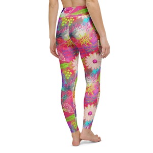 Leggings sans couture tie-dye personnalisés pour femmes, taille haute, effet push-up, extensibles, pour le sport et le yoga - Product Image 6