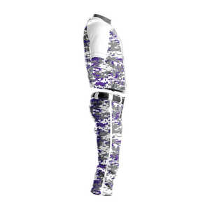 Ensemble de maillot et pantalon de baseball en polyester 100 % de qualité supérieure, nouveau style, uniforme de softball, vêtements de sport par sublimation - Product Image 3