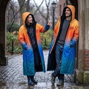 Wholesale Custom Logo Swim Parka Surfing <b>Poncho</b> Sustainable <b>Waterproof</b> Windproof Beach Fleece Robe Quick Dry All Season - Product Image 6