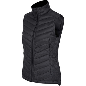 Gilet matelassé sans manches à col montant et capuche pour femme, modèle 2026, très tendance - Product Image 3