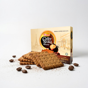 Unique Taste Braka Coffee Crackers 360g Crispy Sweet Snack ODM Vietnam Manufacturer & Free Samples - Product Image 1