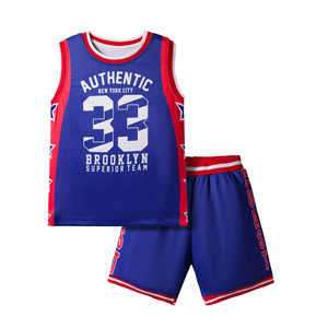 Uniforme de Baloncesto Sublimado Personalizado para Niños, Conjunto de Camiseta sin Mangas y Pantalones Cortos, Ropa Deportiva Juvenil OEM - Product Image 1