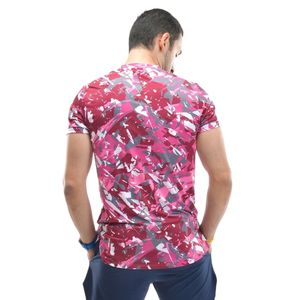 Pink <b>Camouflage</b> Men Short Sleeve Crew Neck <b>T</b> <b>Shirt</b> Abstract Camo Pattern Slim Fit Casual Lightweight Summer Tee <b>Shirt</b> Top - Product Image 6