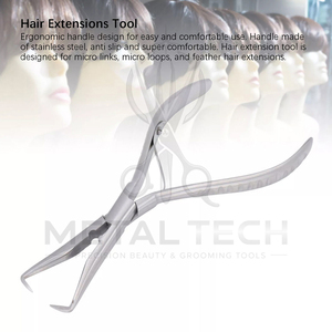 Micro Beads Remover Pliers Hair Extension <b>Tools</b> Steel For Hair Care & Styling Heavy-Duty Non-Slip Grip Hair Extension Pliers - Product Image 6