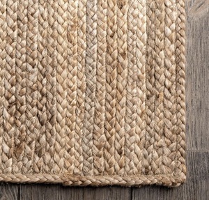 Natural Jute <b>Rug</b> Handmade Woven Carpet Eco Friendly Plain Jute Area <b>Rug</b> for Living Room Bedroom Wholesale - Product Image 6