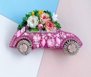 Broche artisanale de mode Premium MD HANDICRAFTS, brodée et perlée, pour femmes et filles, bijoux de mariage faits à la main, 16-20 ans - Product Image 2
