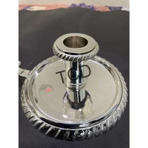 Support de bougie en laiton pour chandelier, finition argentée, qualité miroir, prix abordable - Product Image 4