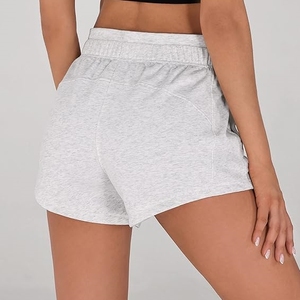 Shorts Deportivos Casuales de Felpa Francesa de Algodón para Mujer, Talla Grande, con Cordón Ajustable y Bolsillos - Product Image 6