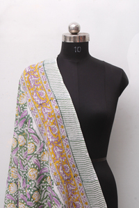 Hand made Cotton Beach <b>Sarong</b> Hand Block Print Pareo Lightweight Summer <b>Wrap</b> for Women. - Product Image 2