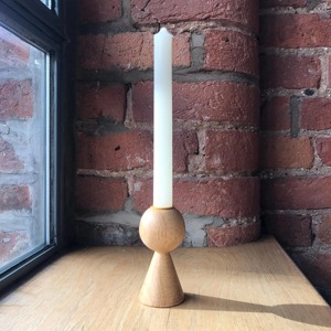 Portavelas de Madera Hecho a Mano con Diseño de Pilar en Color Personalizado para Decoración Moderna del Hogar y Decoración Festiva - Product Image 5