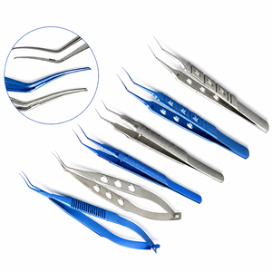 Forceps de Capsulorhexis Manuels en Acier Inoxydable de Qualité Supérieure, de l'État Brut au Fini Raffiné |   Instrument chirurgical ophtalmique certifié CE pour usage hospitalier - Product Image 1