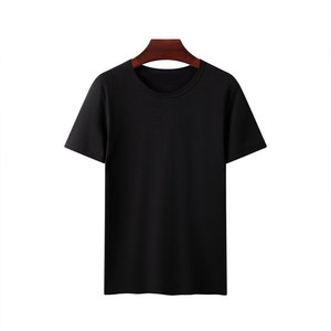 เสื้อยืดคอกลมแขนสั้นผู้ชายผ้าฝ้ายแท้ 100% แบบสั่งทำ OEM สีทูโทน สวมใส่สบาย ระบายอากาศได้ดี แห้งเร็ว ทรงปกติ เหมาะสำหรับออกกำลังกาย - Product Image 2