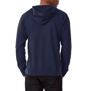 Sweat à capuche décontracté surdimensionné en tissu français avec fermeture éclair et logo imprimé pour femmes et hommes, style streetwear hip-hop respirant pour l'été - Product Image 3