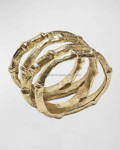 Anillo de Servilleta de Aluminio de Última Tendencia, Hecho a Mano, Diseño de Pájaro, Ecológico, Venta al por Mayor, Precio Bajo, Decorativo para Bodas - Product Image 5