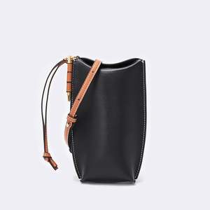 New Fashionable Adjustable Eco Friendly <b>Mini</b> Retro Genuine Leather Women's Waterproof Zipper Closure Single Shoulder Crossbody - Product Image 3
