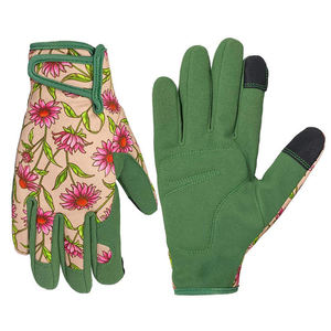 Guantes de Jardinería de Cuero del Fabricante, Guantes de Trabajo con Movimiento Flexible para las Manos, Adecuados para Limpieza al Aire Libre y Cuidado del Césped - Product Image 3