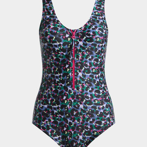 Maillot de bain une pièce pour femme, haute élasticité, coupe ajustée, logo personnalisé, vente en gros - Product Image 6