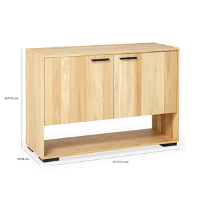Aparador de Madera Maciza Moliaza - Diseño Tradicional Ecológico y Duradero para Almacenamiento en la Sala de Estar - Product Image 6
