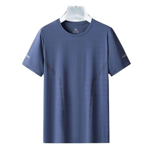 2026 New Factory Made <b>Low</b> MOQ 100% Cotton Breathable Oversized Front Logo Men's Summer Casual T-Shirt O-Neck Short Sleeve - Product Image 5